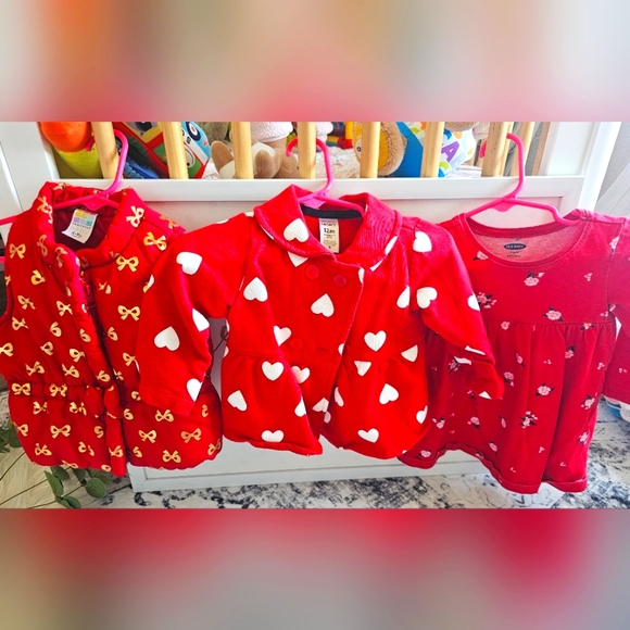 Other - Infant Red Dress Bundle